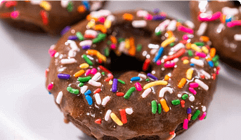 LOW CALORIE Chocolate Fudge Donuts 3